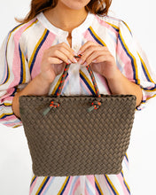 Load image into Gallery viewer, Michigan Tote - Khaki Neo Plait