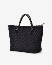 Load image into Gallery viewer, Michigan Tote - Black Neo Plait