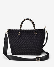 Load image into Gallery viewer, Michigan Tote - Black Neo Plait