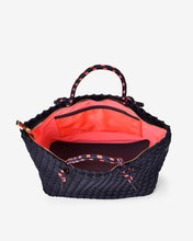 Load image into Gallery viewer, Michigan Tote - Navy Neo Plait