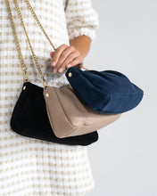 Load image into Gallery viewer, Mini Caterina Handbag - Navy Suede