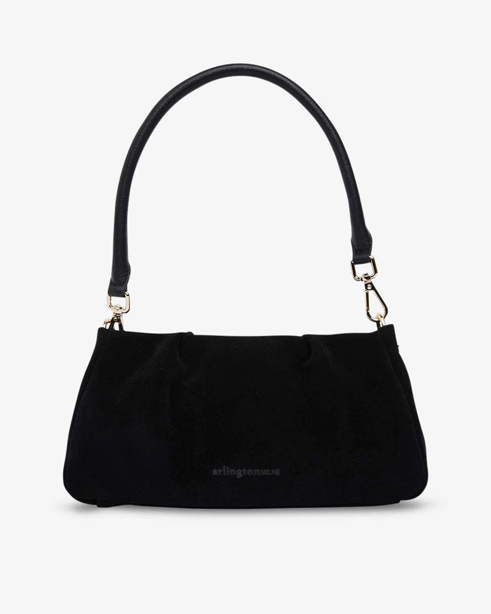 Mini Caterina Handbag - Black Suede