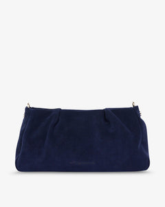 Mini Caterina Handbag - Navy Suede