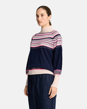 Load image into Gallery viewer, Miriam Knit - Navy Snowflake
