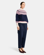 Load image into Gallery viewer, Miriam Knit - Navy Snowflake