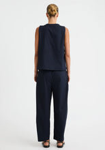 Load image into Gallery viewer, Maddison Tie Top - Navy