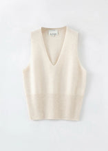 Load image into Gallery viewer, N.35  Cashmere Low V Tank - Pearl Shell