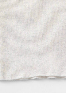 N.35  Cashmere Low V Tank - Terry