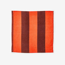 Load image into Gallery viewer, Napkin- Big Stripe Burgundy (Set of 4)