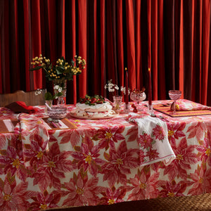 Napkin- Big Stripe Burgundy (Set of 4)