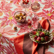 Load image into Gallery viewer, Napkin- Big Stripe Burgundy (Set of 4)