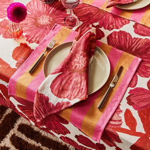 Napkin - Stripe Candy (Set of 4)