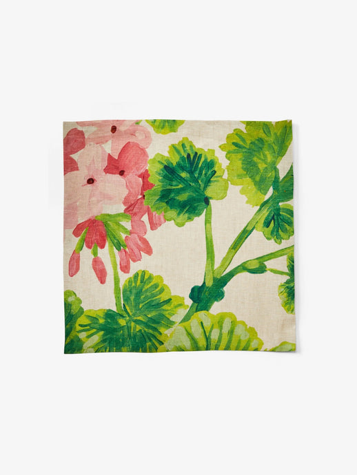 Napkins - Geranium Multi Linen (Set of 4)