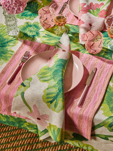 Napkins - Geranium Multi Linen (Set of 4)