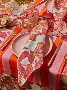 Napkins - Azalea Pink Linen (Set of 4)