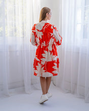 Load image into Gallery viewer, Natalia Mini Dress - Tangerine Fern