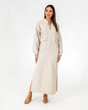 Load image into Gallery viewer, Neville Maxi Dress - Metallic Tweed