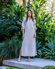 Load image into Gallery viewer, Neville Maxi Dress - Metallic Tweed