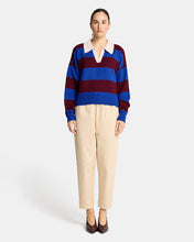 Load image into Gallery viewer, Nicole Sweater - Pinot/ Cobalt