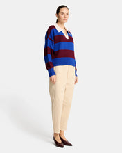Load image into Gallery viewer, Nicole Sweater - Pinot/ Cobalt