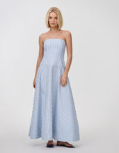 Load image into Gallery viewer, Sloan Denim Dress - Periwinkle Stripe