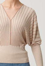 Load image into Gallery viewer, Francine Knit Top - Buckwheat