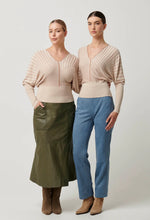 Load image into Gallery viewer, Francine Knit Top - Buckwheat