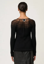 Load image into Gallery viewer, Rhiannon Knit Top - Black