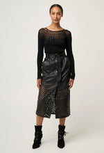 Load image into Gallery viewer, Rhiannon Knit Top - Black
