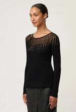Load image into Gallery viewer, Rhiannon Knit Top - Black