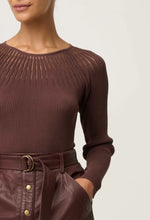Load image into Gallery viewer, Rhiannon Knit Top - Mocha