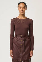 Load image into Gallery viewer, Rhiannon Knit Top - Mocha