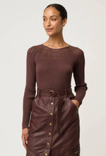 Load image into Gallery viewer, Rhiannon Knit Top - Mocha