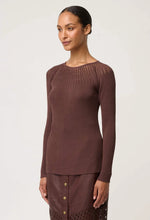Load image into Gallery viewer, Rhiannon Knit Top - Mocha