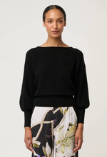 Load image into Gallery viewer, Clarissa Knit Top - Black