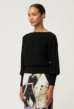 Load image into Gallery viewer, Clarissa Knit Top - Black