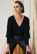 Load image into Gallery viewer, Clarissa Knit Top - Black