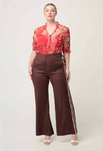 Load image into Gallery viewer, Lunette Blouse - Crimson Palms