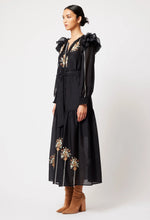 Load image into Gallery viewer, Aquila Emroidered Dress- Black