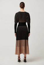 Load image into Gallery viewer, Equinox Wool Cotton Blend Knit Dress - Wheat