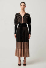 Load image into Gallery viewer, Equinox Wool Cotton Blend Knit Dress - Wheat
