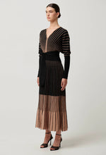 Load image into Gallery viewer, Equinox Wool Cotton Blend Knit Dress - Wheat