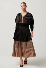 Load image into Gallery viewer, Equinox Wool Cotton Blend Knit Dress - Wheat