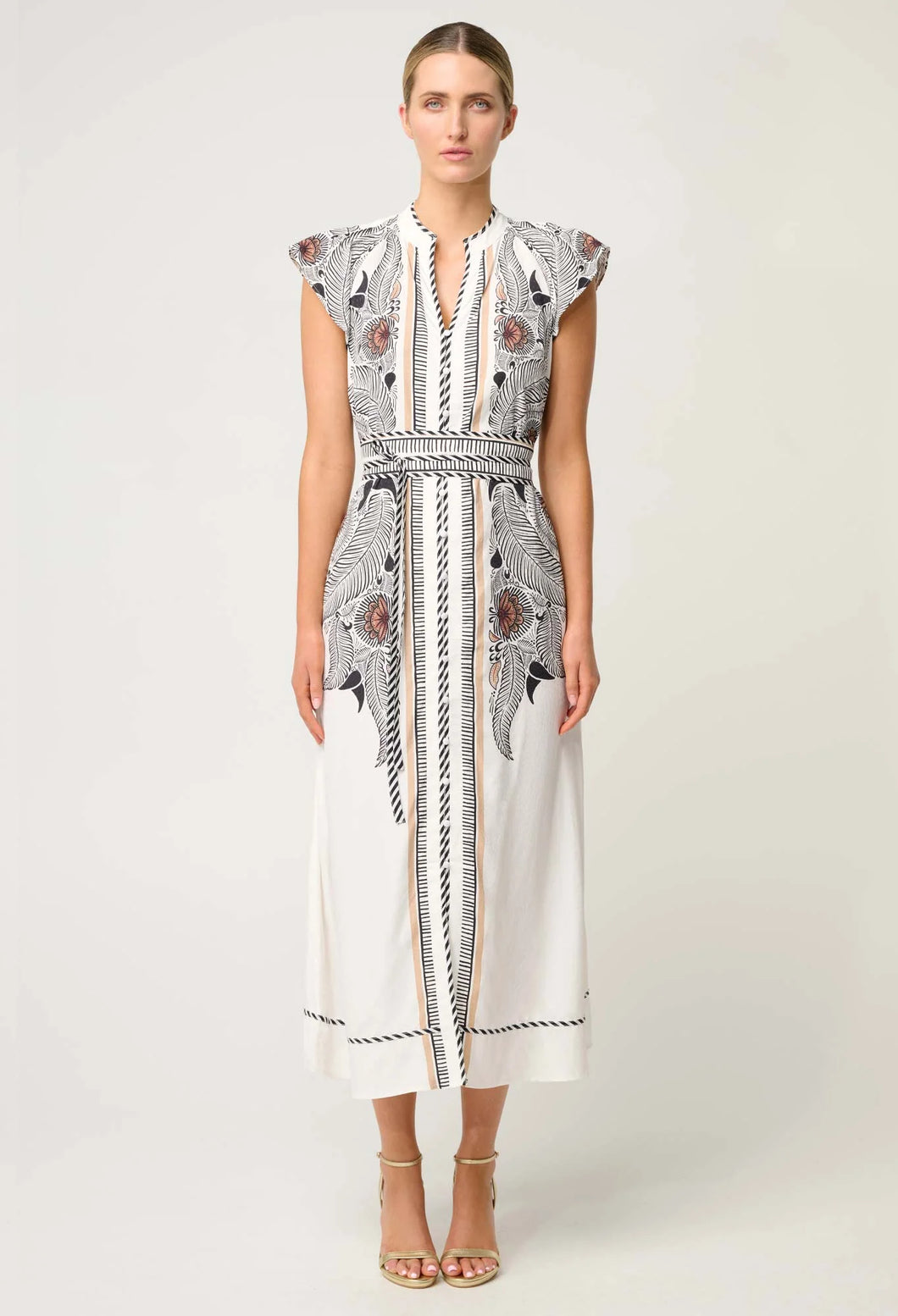 Malika Dress - Ivory Casablanca