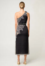 Load image into Gallery viewer, Amira One Shoulder Dress - Onyx Casablanca