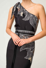 Load image into Gallery viewer, Amira One Shoulder Dress - Onyx Casablanca