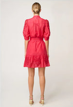 Load image into Gallery viewer, Jamila Silk Cotton Dress - Ruby