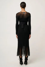 Load image into Gallery viewer, Rhiannon Knit Dress - Black