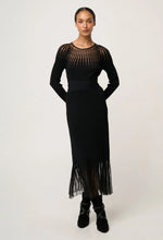 Load image into Gallery viewer, Rhiannon Knit Dress - Black