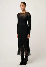 Load image into Gallery viewer, Rhiannon Knit Dress - Black